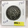 Image 1 : NFLD Fifty Cent 1907