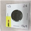 Image 1 : US 2¢ : 1864