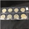 Image 2 : US Half Dollars (8 Coins): 1941D; 1952D; 1968D; 1964(2); 1971D; 1976D; 1982D