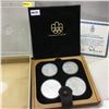 Image 1 : 1976 Olympic Coin Proof Set No16744 (4 Coin Set: $5, $5, $10, $10)