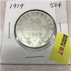 NFLD 50¢ 1919