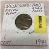 Image 1 : NFLD 1¢ 1941