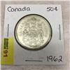 Image 1 : Canada Fifty Cent 1962