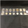 Image 2 : Canada Variety Coins - Group of 14: 25¢ (1942; 1952; 1967; 1973(4); 1992) & 10¢ (1967 Centennial (6)
