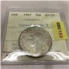 Image 1 : Canada Fifty Cent 1947 (Curved Right 7) (ICCS Certified AU-55)