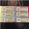 Image 7 : 1969 Canada $20 Bills (60) : Lawson/Bouey (Red Binder)