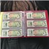 Image 9 : 1969 Canada $20 Bills (60) : Lawson/Bouey (Red Binder)