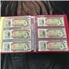 Image 9 : 1969 Canada $20 Bills (60) : Lawson/Bouey (Red Binder)