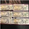 Image 3 : 1973 Canada $1 Bills (32) : Crow/Bouey & Lawson/Bouey