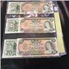 Image 2 : 1969 Canada $20 Bills (6) : Beattie/Rasminsky