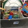 Image 1 : Tote Lot: Board Games, Outdoor Activities, Cards, etc