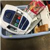 Image 1 : Laundry Basket Lot: Clothes Iron, Scale, Massager, Stool, etc !