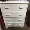 Image 1 : 4 Drawer White Painted Dresser