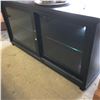 Image 1 : Glass Door Low Rise TV Stand