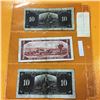 Image 2 : 1937 Canada Ten Dollar Bills (2) & 1954 Canada $2 Bill *Replacement Note