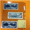 Image 2 : 1954 Canada Five Bills (2) (L/S=*Replacement Note) & 1973 Canada Five Dollar Bill