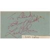 Image 1 : Lash LaRue Signed Ontra Cafeteria Parking Stub