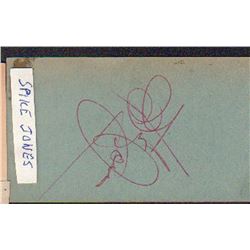 Spike Jones Signed Ontra Cafeteria Parking Stub