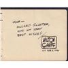 Image 1 : Milton Caniff 1946 Signed Autograph Book Page