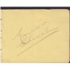 Image 1 : Maurice Chevalier Signed Autograph Book Page
