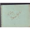 Image 1 : Martha Raye Signed Autograph Book Page