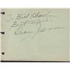 Image 1 : Dean Jagger Signed Autograph Book Page