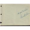 Image 1 : Dinah Shore Signed Autograph Book Page