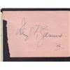 Image 1 : Darryl F. Zanuck Signed Autograph Book Page