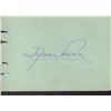 Image 1 : Tyrone Power Signed Autograph Book Page