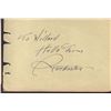 Image 1 : Rochester Signed Autograph Book Page