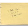 Image 1 : Walter Huston Signed Autograph Book Page