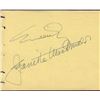 Image 1 : Jeanette MacDonald Signed Autograph Book Page