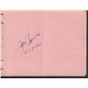 Image 1 : Boxing Legend Joe Louis Signed Autograph Book Page