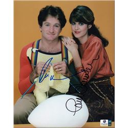 Pam Dawber Robin Williams Mork and Mindy Signed 8x10 Photo Global GV869265