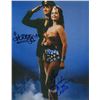 Image 1 : Lynda Carter Lyle Waggner Wonder Woman Signed 8x10 Photo