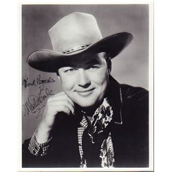 Monte Hale Signed 8x10 Photo