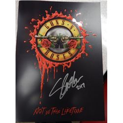 Slash Signed Guns N Roses Tour Program Book