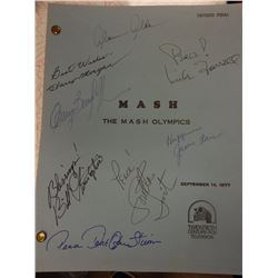 M*A*S*H Original Cast Signed Script