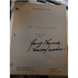 George Kennedy Personally Owned Used The Blue Knight Original Script