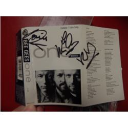 Bee Gees Signed One Cassette Tape