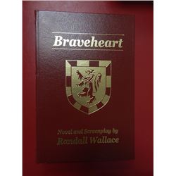 Braveheart Leather Bound Limited Edition Novel Signed by Randall Wallace