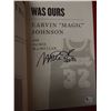 Image 2 : Magic Johnson Signed When the Game Was Ours Hardcover Global GV510517