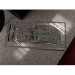 Gene Wilder Handwritten Bank Check PSA/DNA 83689408