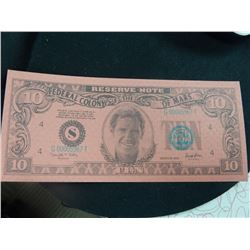 Total Recall Prop Ten Dollar Bill