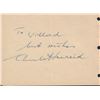 Image 1 : Paul Henreid Signed Autograph Book Page