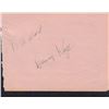 Image 1 : Danny Kaye Signed Autograph Book Page
