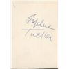 Image 1 : Sophie Tucker Signed Invitation Announcement