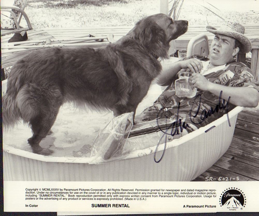 John Candy Summer Rental Signed Original 8x10 Photo