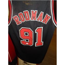 Dennis Rodman Signed Chicago Bulls Jersey JSA WP483649