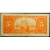 Image 2 : 1935 $5 Dollar BC-6, Bank of Canada Banknote 'French' series
